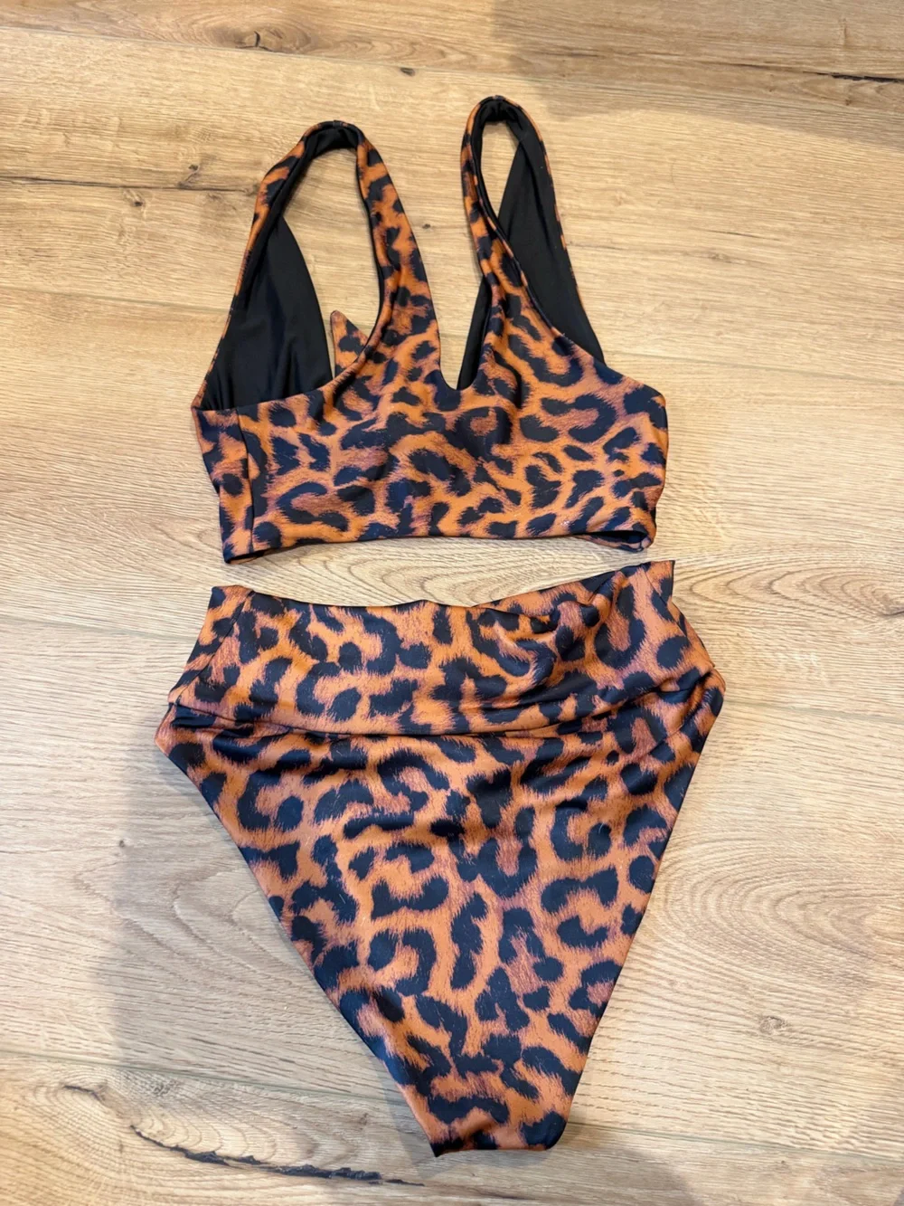 Cheetah Dallas bikini set beach riot